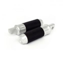 Cobra footpegs. shot peened chrome